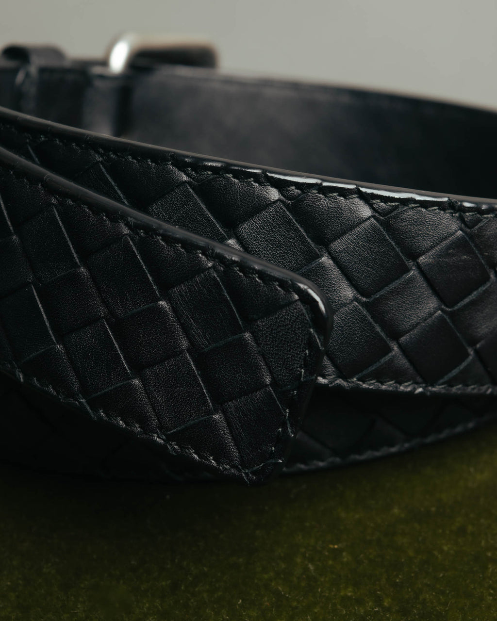 "BOTTEGA VENETA" 00's-10's Intrecciato leather belt