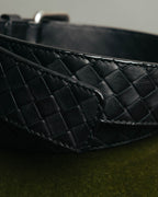 "BOTTEGA VENETA" 00's-10's Intrecciato leather belt