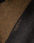 "FENDI" Two-tone striped fur docking stole