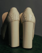 “Bottega Veneta” 2010’s Brogue platform heel loafers
