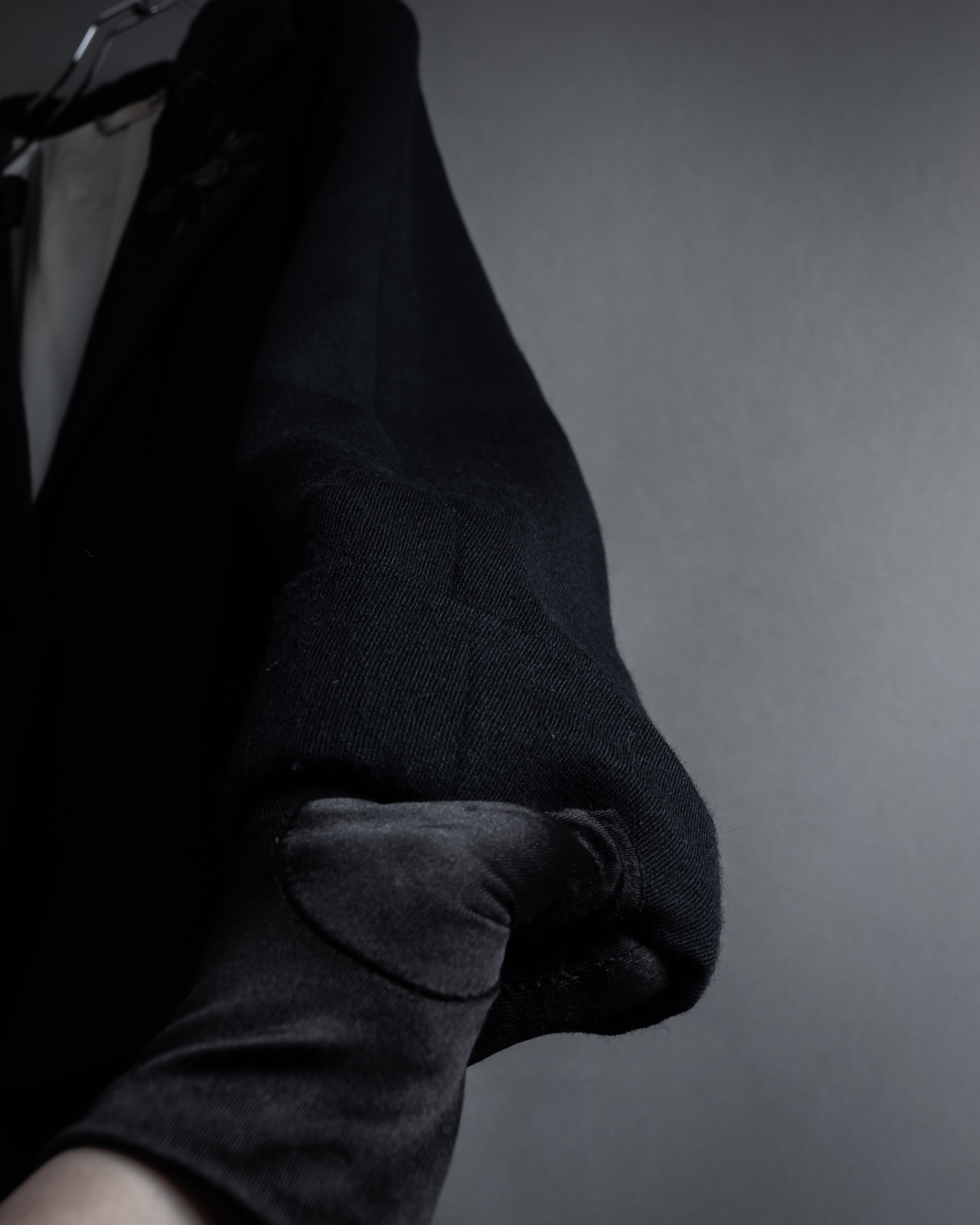 “KEITA MARUYAMA” Floral appliqué one-button chelsea coat