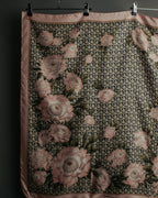 "Salvatore Ferragamo" 90's-00's Elegant floral silk scarf