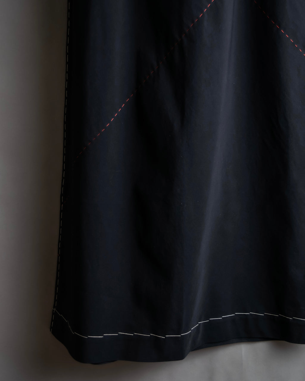 "YOHJI YAMAMOTO" Stitched hemline design flared skirt