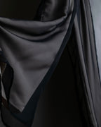 "LANVIN en Bleu" Sheer layered sarouel wide pants