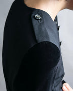 "LUIVALTA" Double breasted long dress and pleated skirt two piece