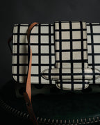 “michino PARIS” 2010’s Graphic pattern salut shoulder bag