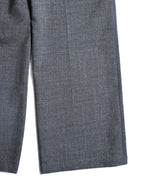 LOEWE by Jonathan Anderson/ High Waisted Beautiful Straight Silhouette Trousers Gray