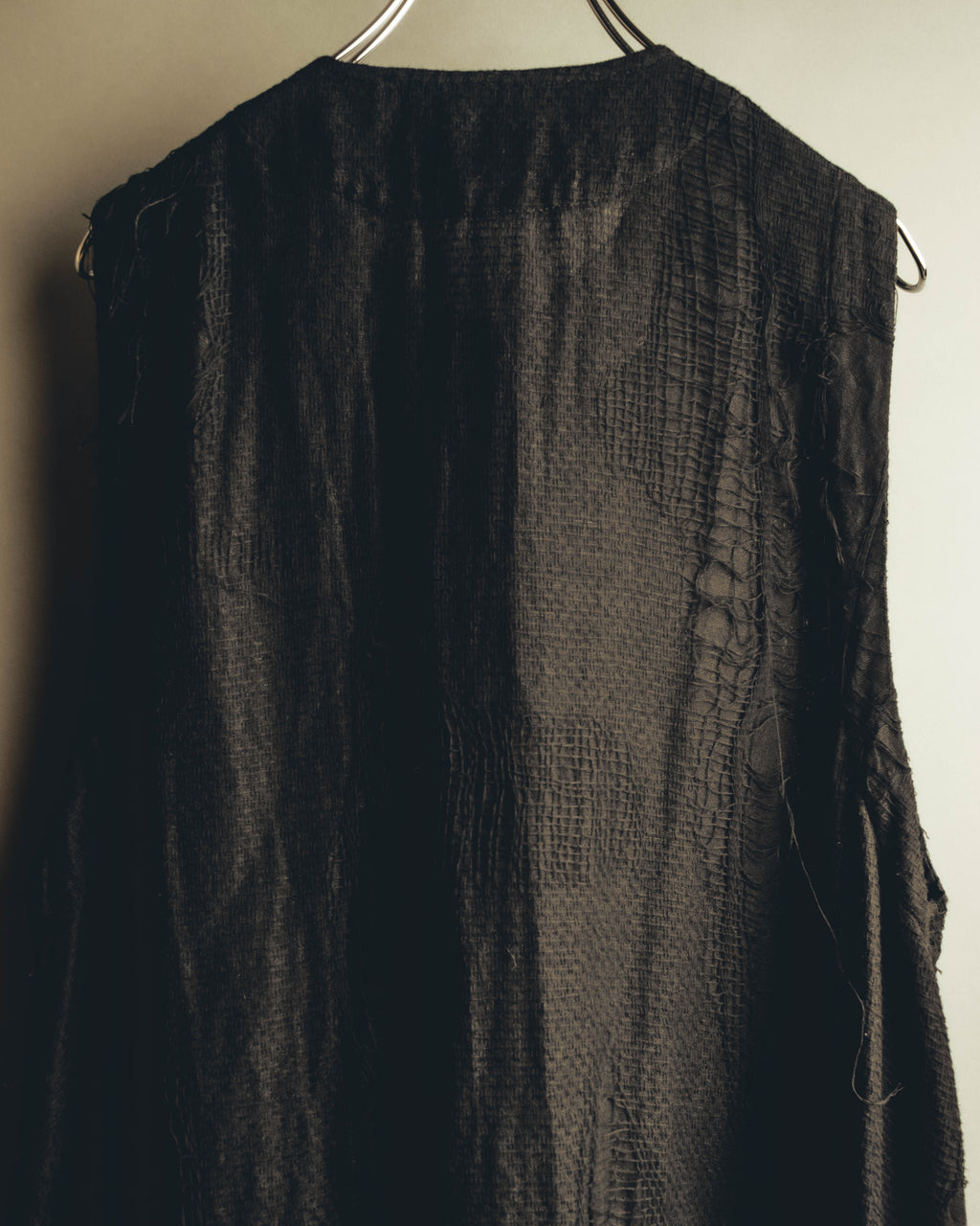 -SPECIAL- "Y's" 21SS Textured sleeveless long vest
