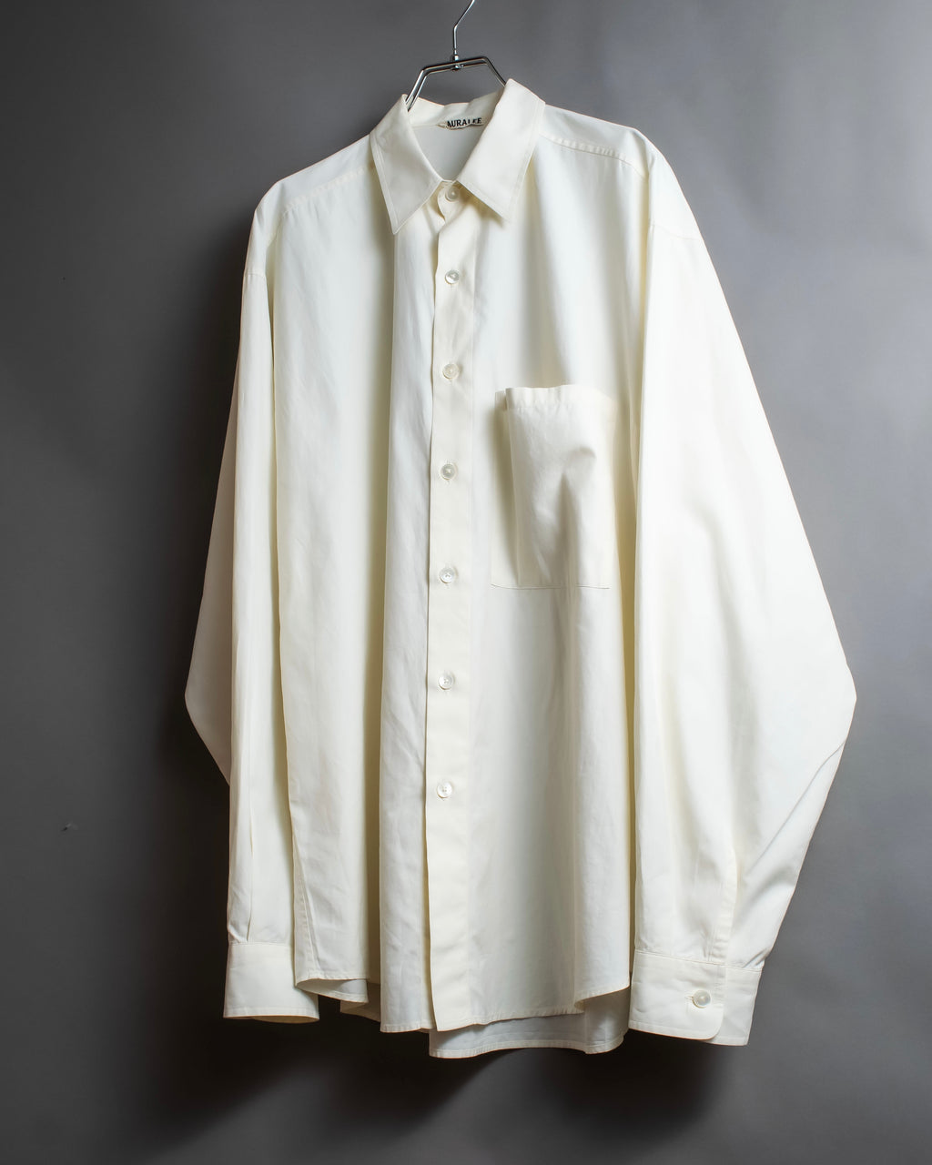 "AURALEE" Oversized, high quality cotton shirt