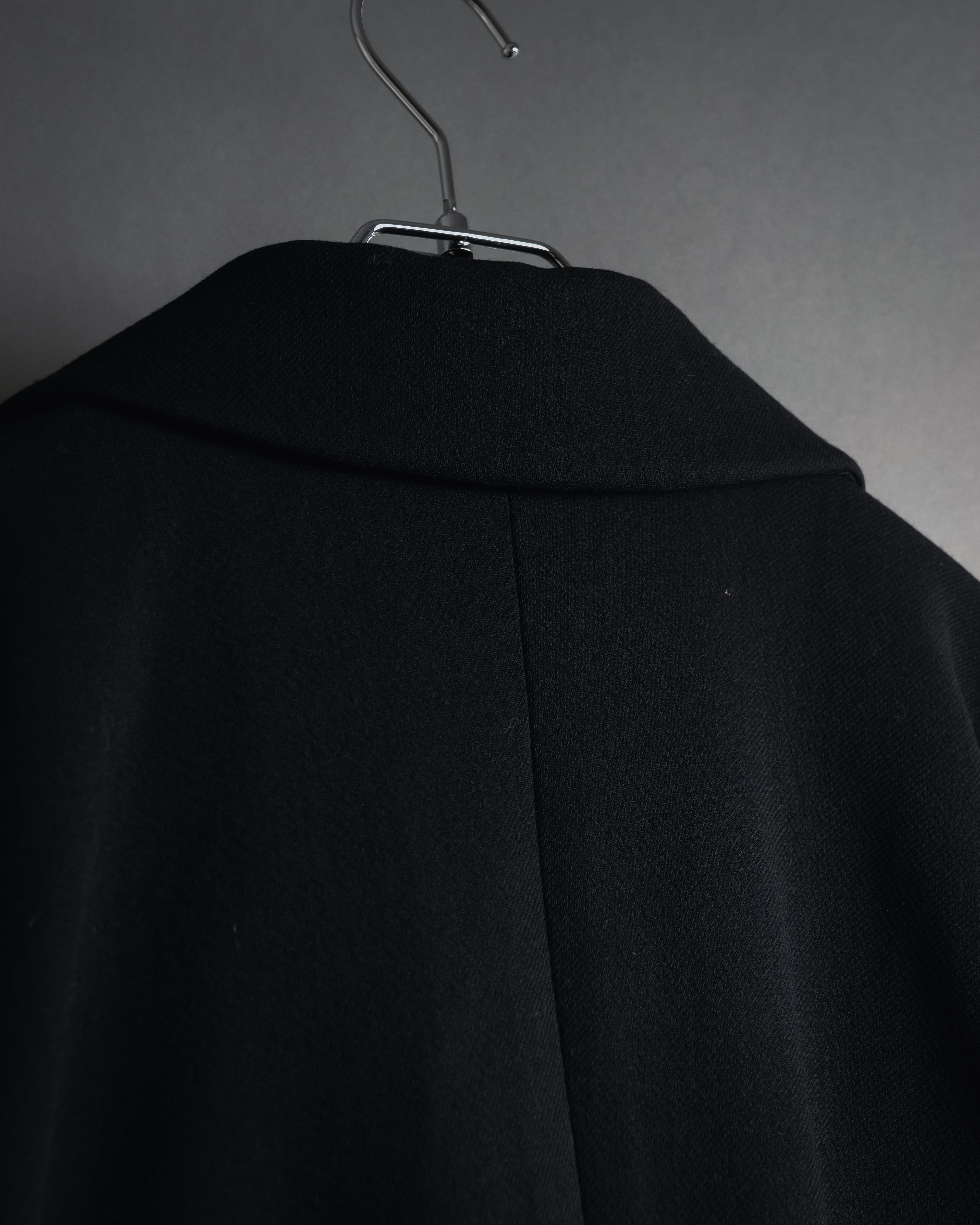 Abrigo de lana de sastrería minimalista de los años 90-00 de Dolce & Gabbana