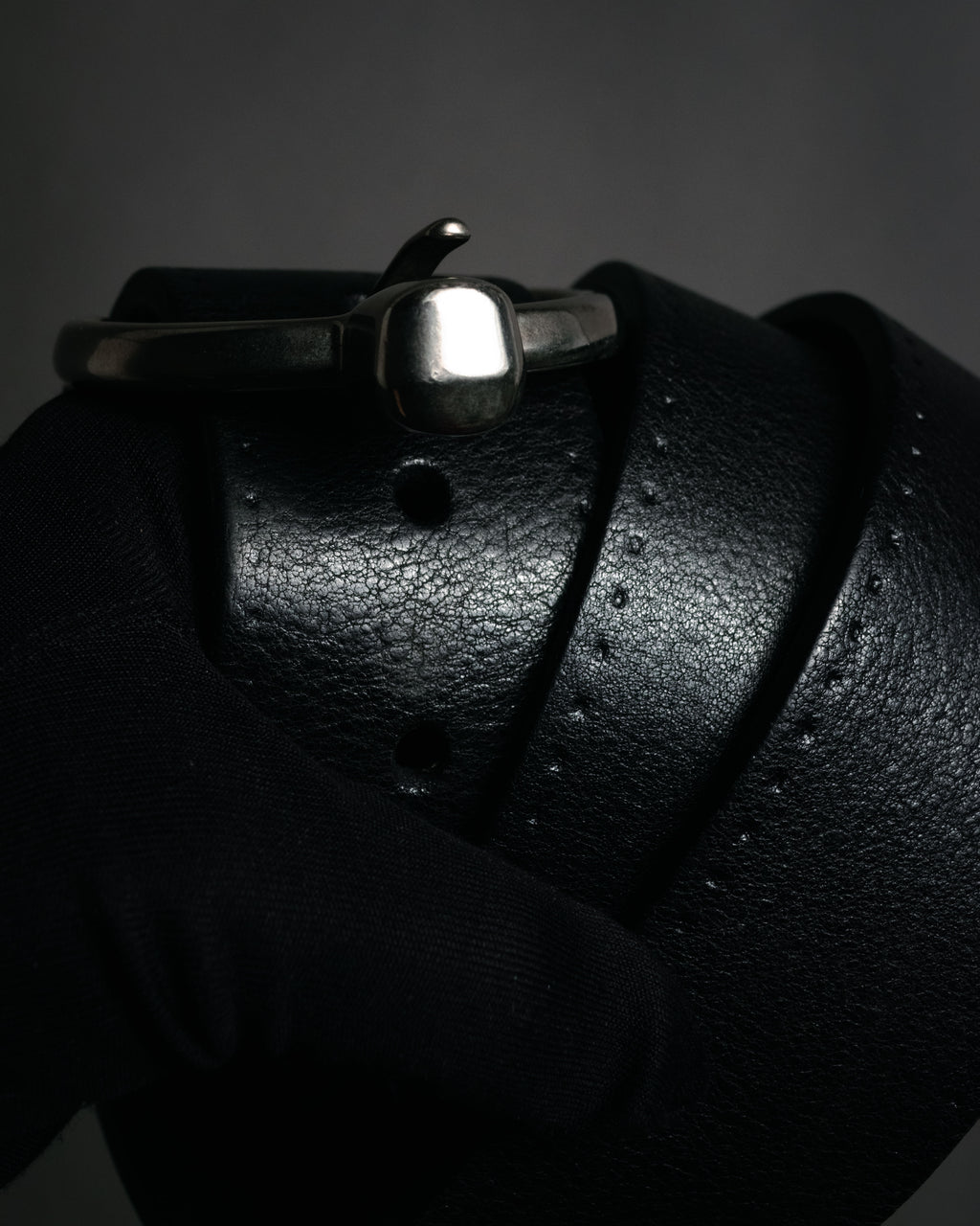 "GUCCI" 90’s-00’s Horsebit buckle leather belt