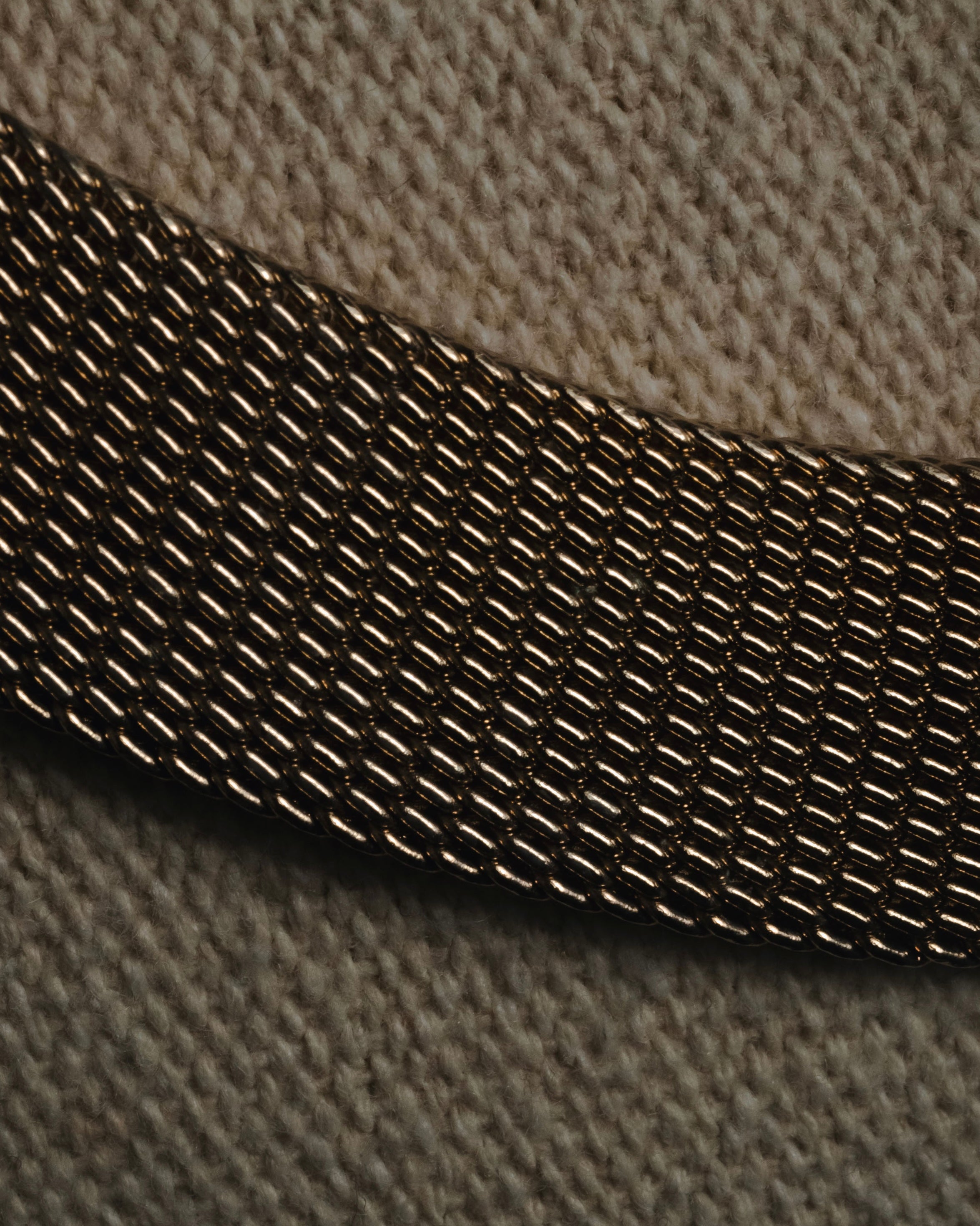 "Christian Dior" 80’s wide mesh pavé bar necklace