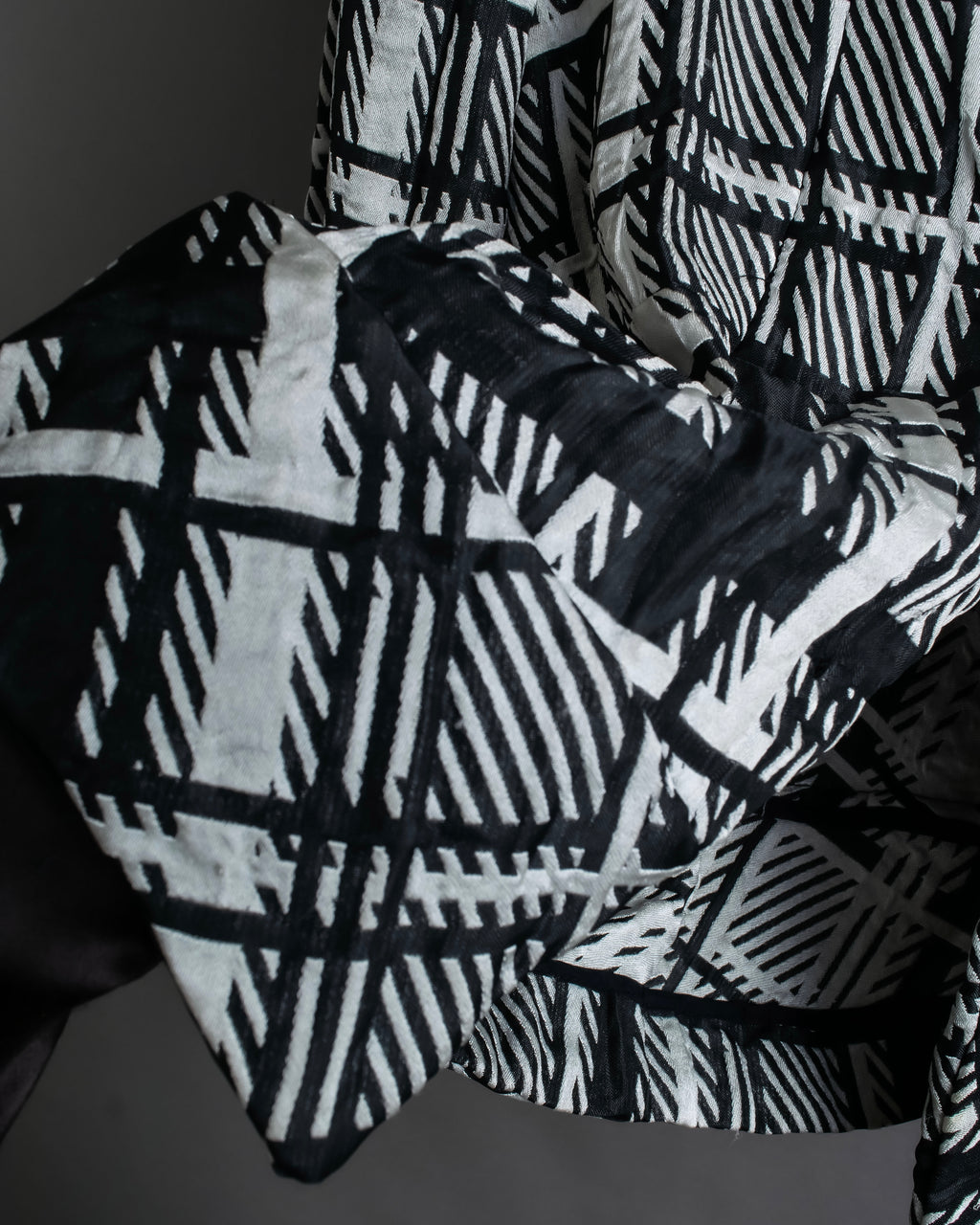 "COMME des GARCONS" Geometric pattern tailored jacket