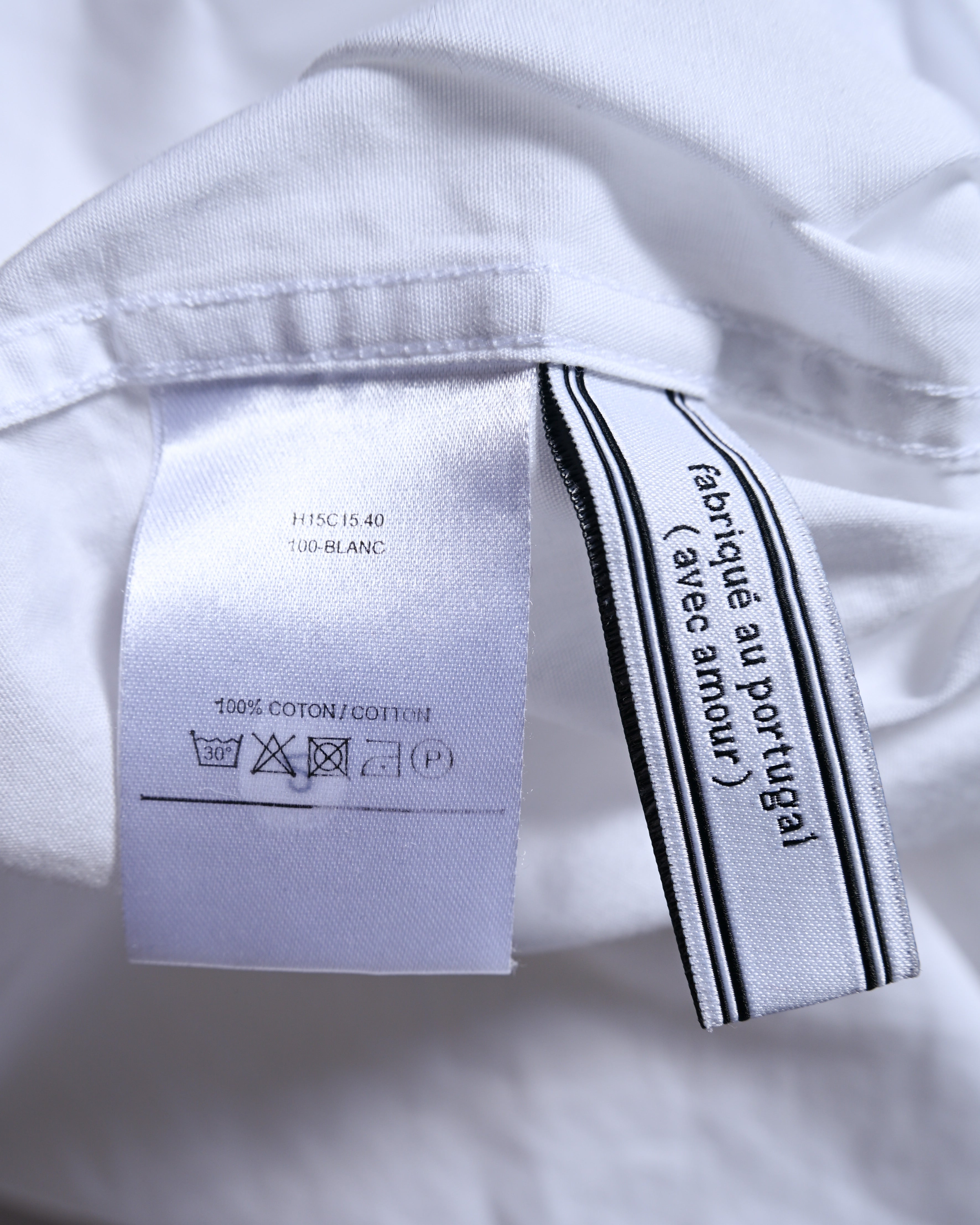 Ami alexandre mattiussi/ Oversized Long Dress Shirt White