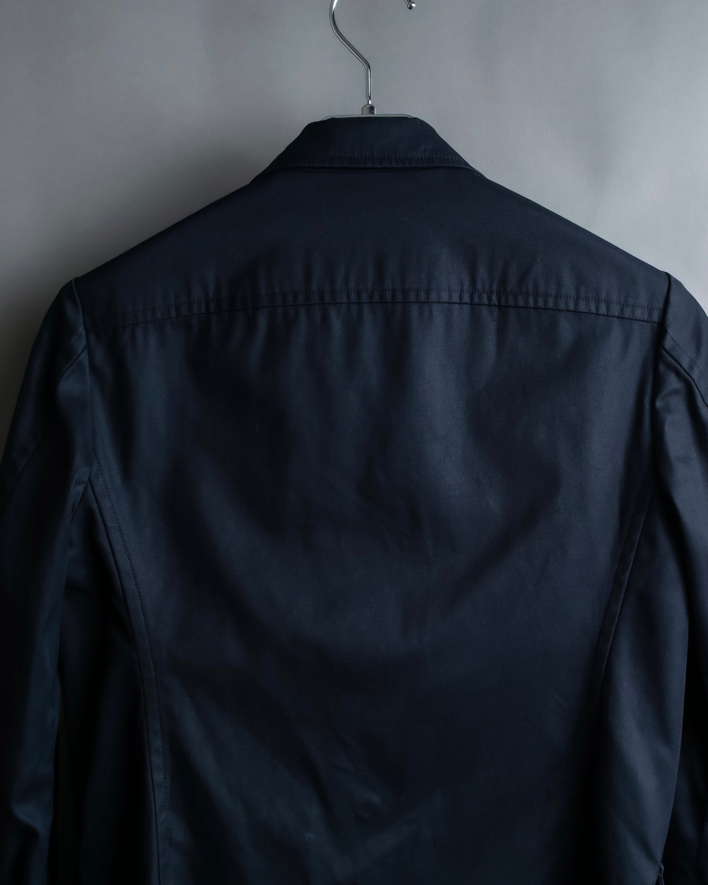 "Y's" 4 pocket military detail  black tailored jacket