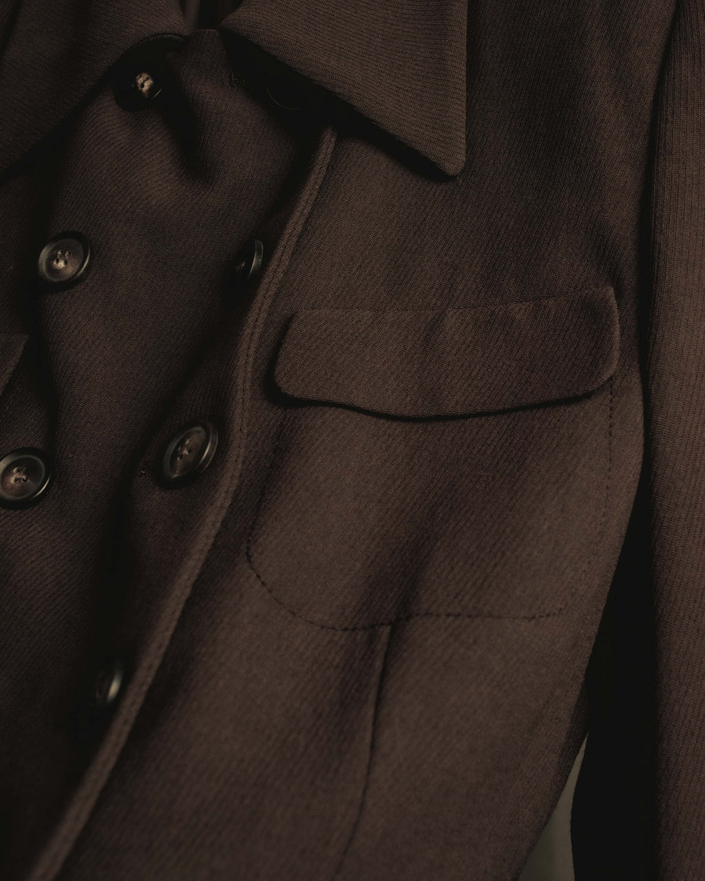 "GUCCI" 90's Classically tailored double-breasted coat