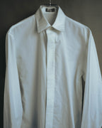 "Dior" 00's Pleated-front dress shirt