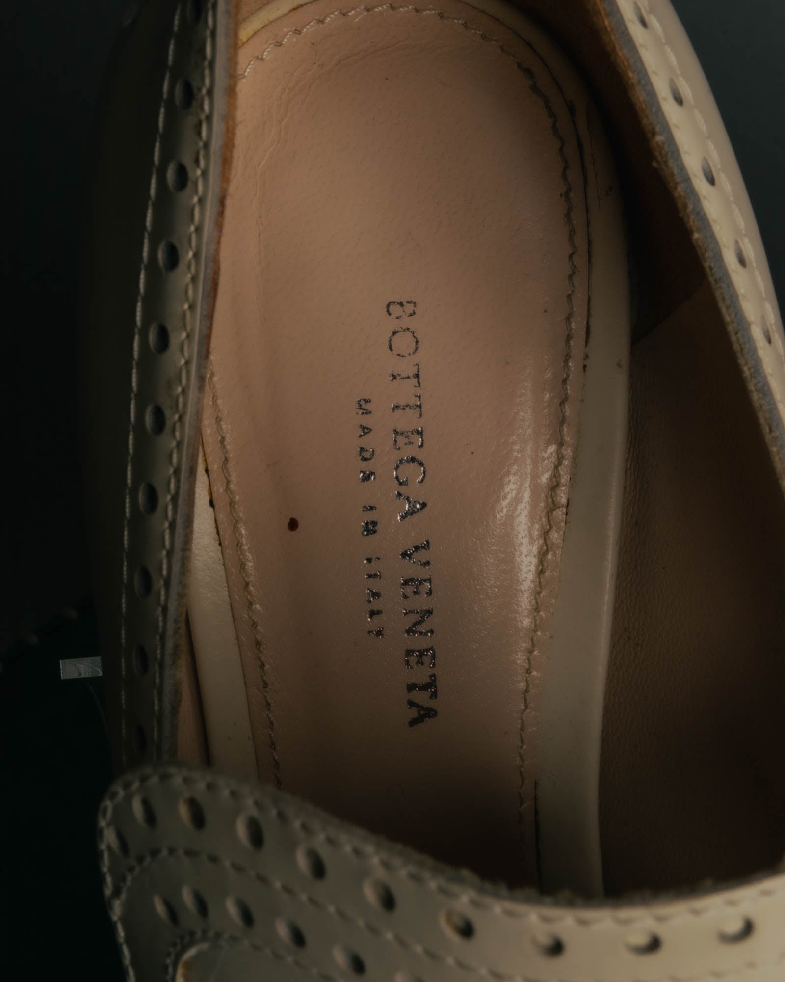 “Bottega Veneta” 2010’s Brogue platform heel loafers