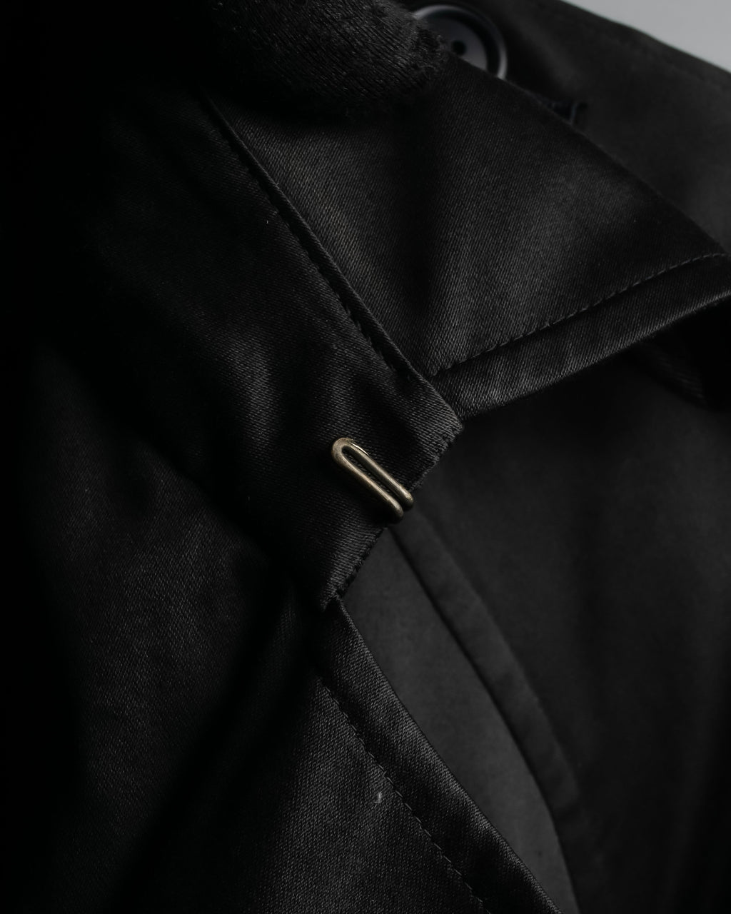 "BURBERRYS" Traditional detail double-breasted stand color trench coat