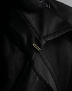 "BURBERRYS" Traditional detail double-breasted stand color trench coat