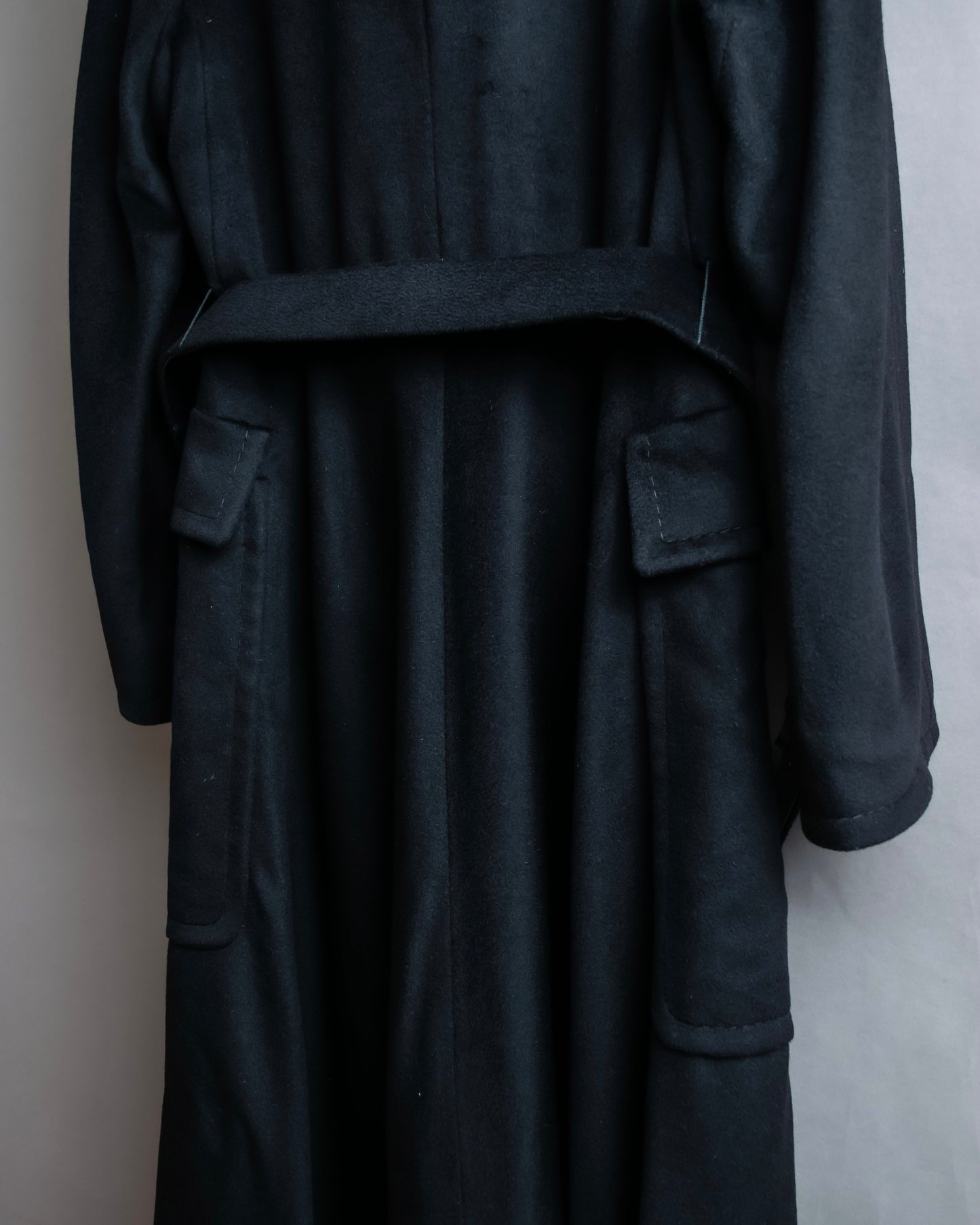 "Max Mara" Belted double breasted maxi trench coat