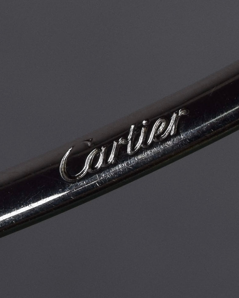 "Cartier" Curved handle design leather wallet bag