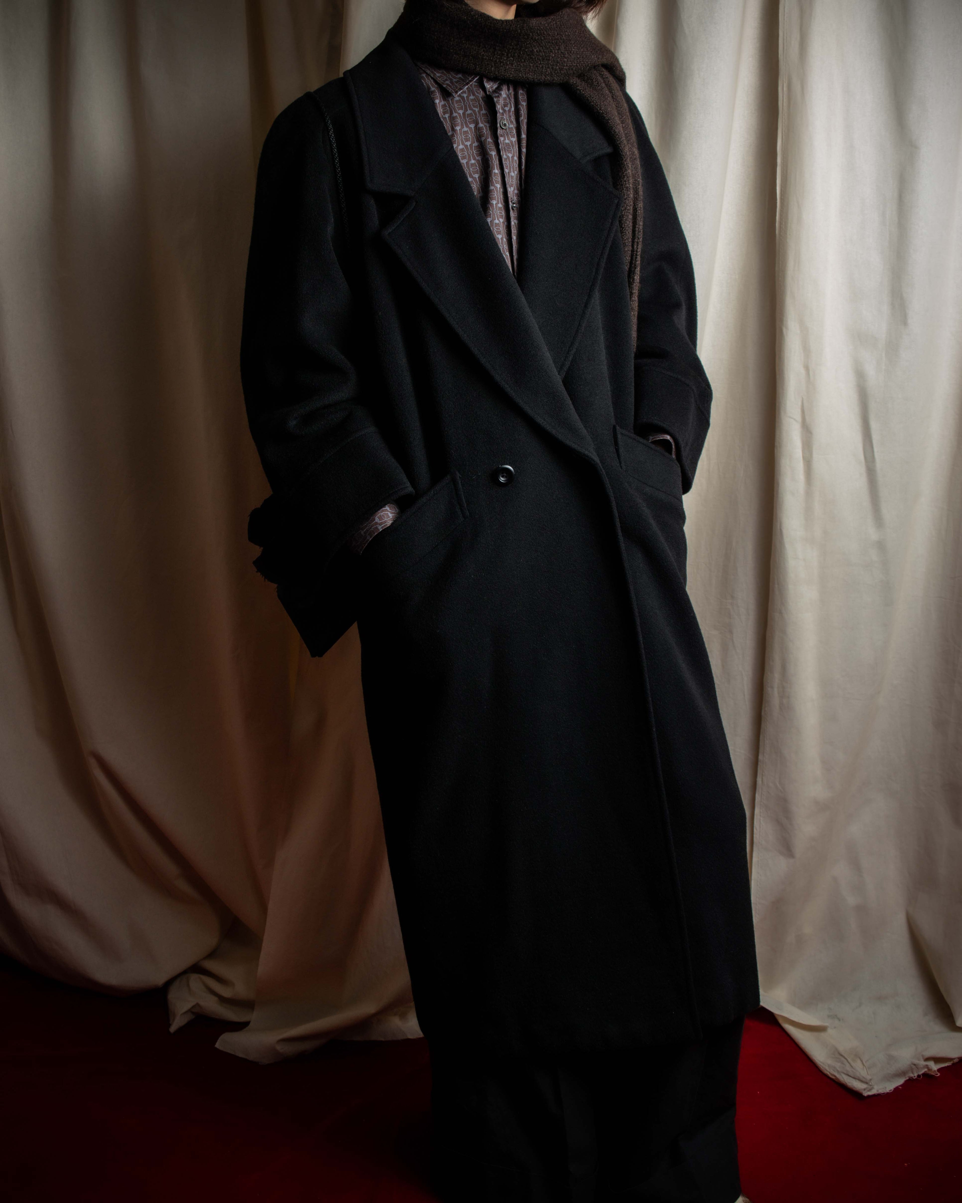 "Chloe" Peak lapel classical tailored chester coat