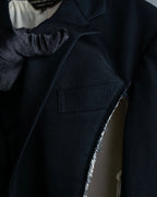 "COMME des GARCONS HOMME PLUS" 17AW Cutting design belted tailored jacket