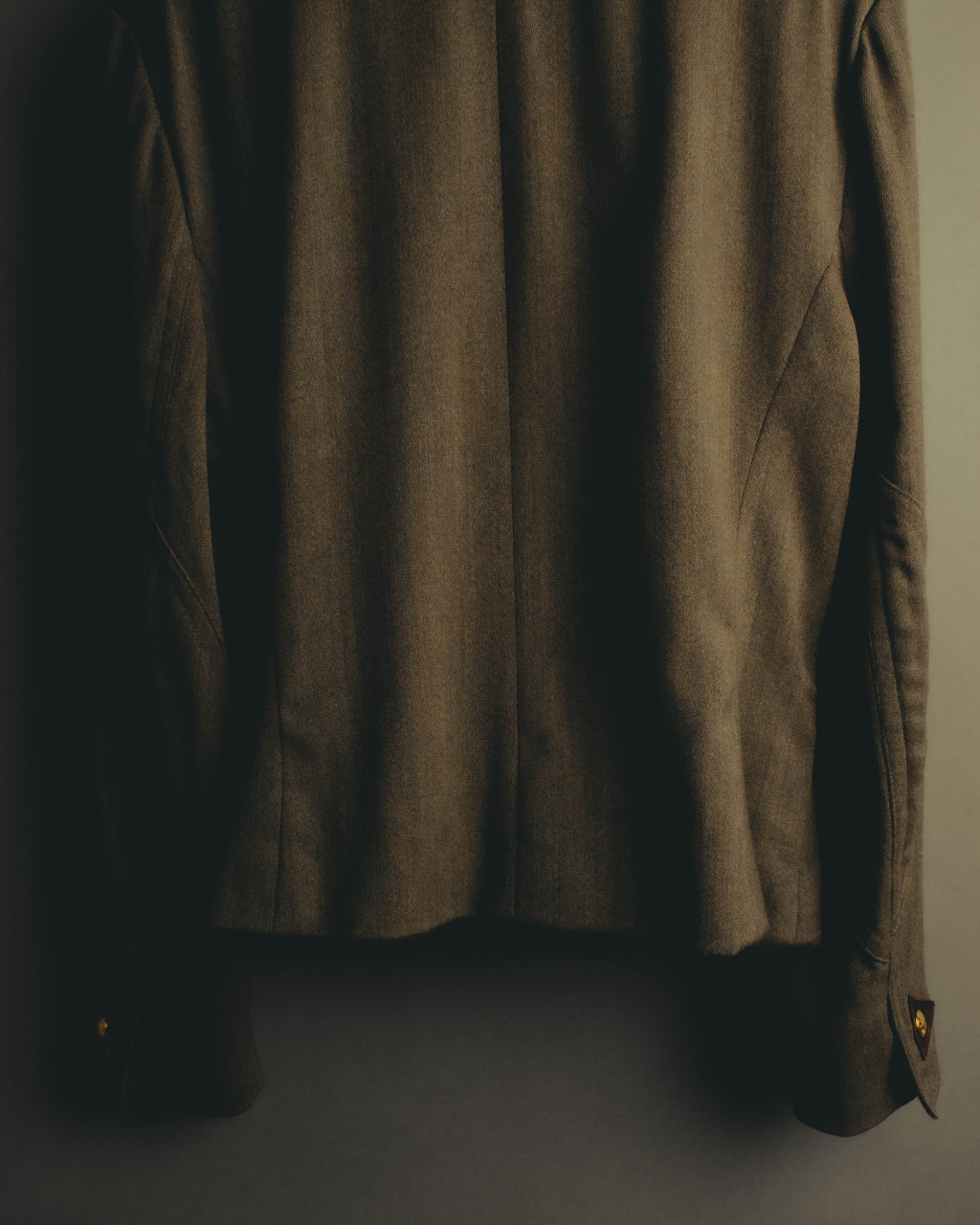 –SPECIAL– "Hermès" 70's-80's Equestrian wool tailored jacket