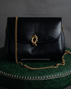 –SPECIAL– “GUCCI” 80’s crest chain shoulder bag