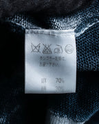 "Loro Piana" Hand-painted gradient knit tunic