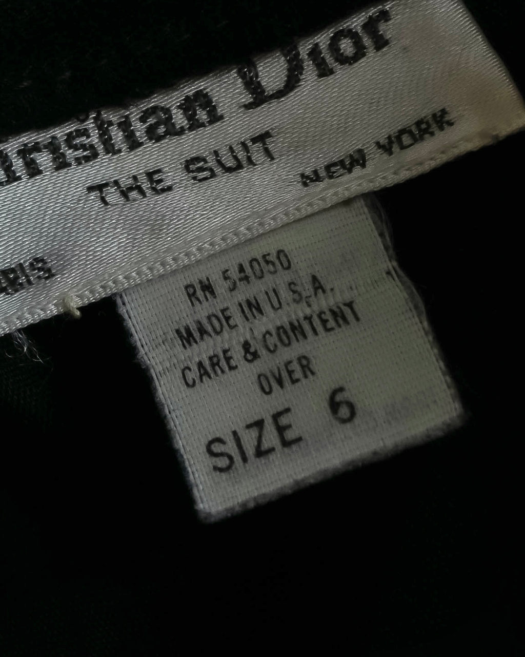 "Christian Dior" Wool draped pleated flared skirt