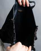 "LOEWE" Real fur and nappa leather tote bag