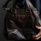 "CELINE" Carriage motif leather one handle bag