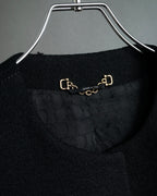 "GUCCI" Tom Ford period round neck flying squirrel long coat