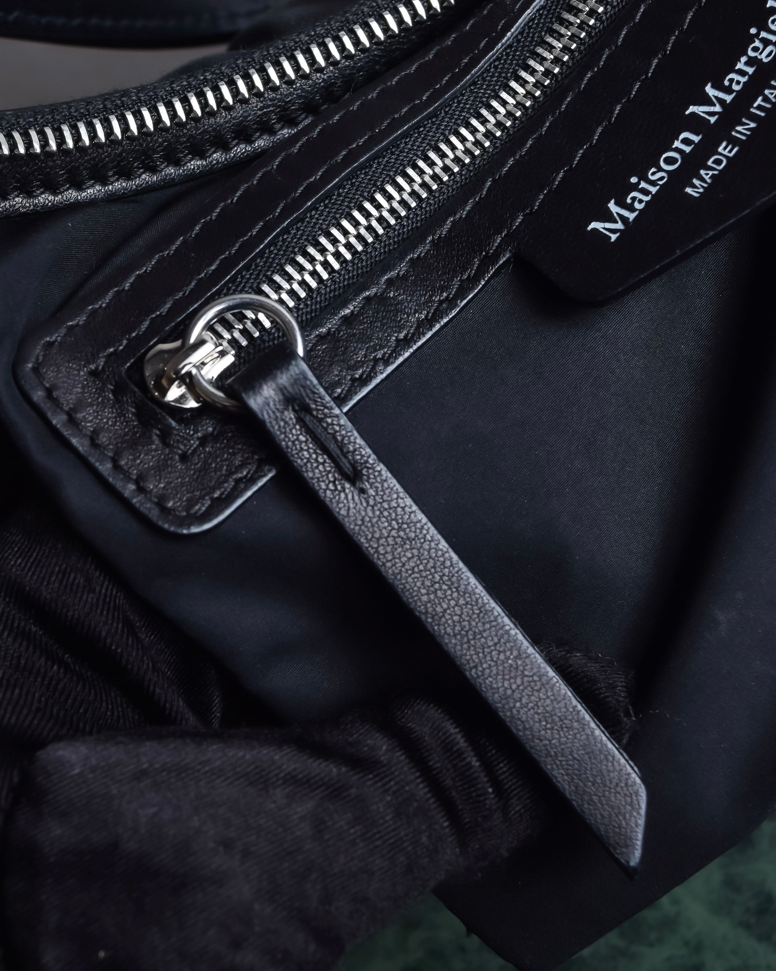 "MAISON MARGIELA" Glam Slam black one shoulder bag