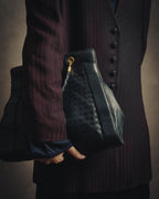 -SPECIAL- “Bottega Veneta” 00’s intrecciato braided handle oversized leather tote bag