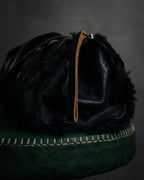 "MARNI" 2011 winter edition shearling fur shoulder bag