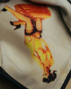 "Dolce & Gabbana" 00's-10's Silk wool scarf tie