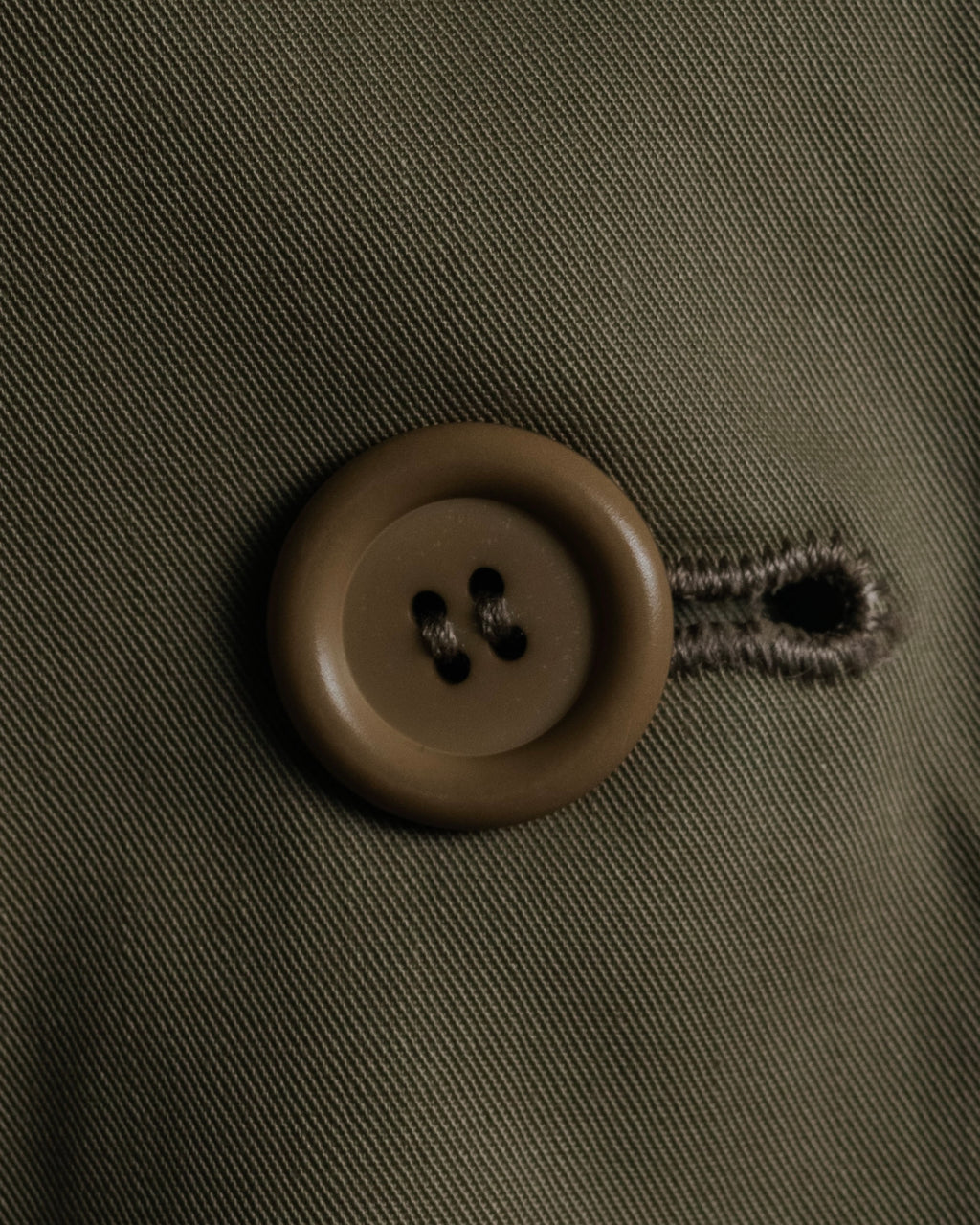 “Yves Saint Laurent” 80’s-90’s Corduroy collar belted trench coat