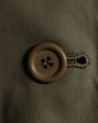 “Yves Saint Laurent” 80’s-90’s Corduroy collar belted trench coat