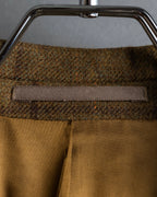 "THE HOUSE OF BRUAR" Check pattern out pocket design 2way tailored jacket