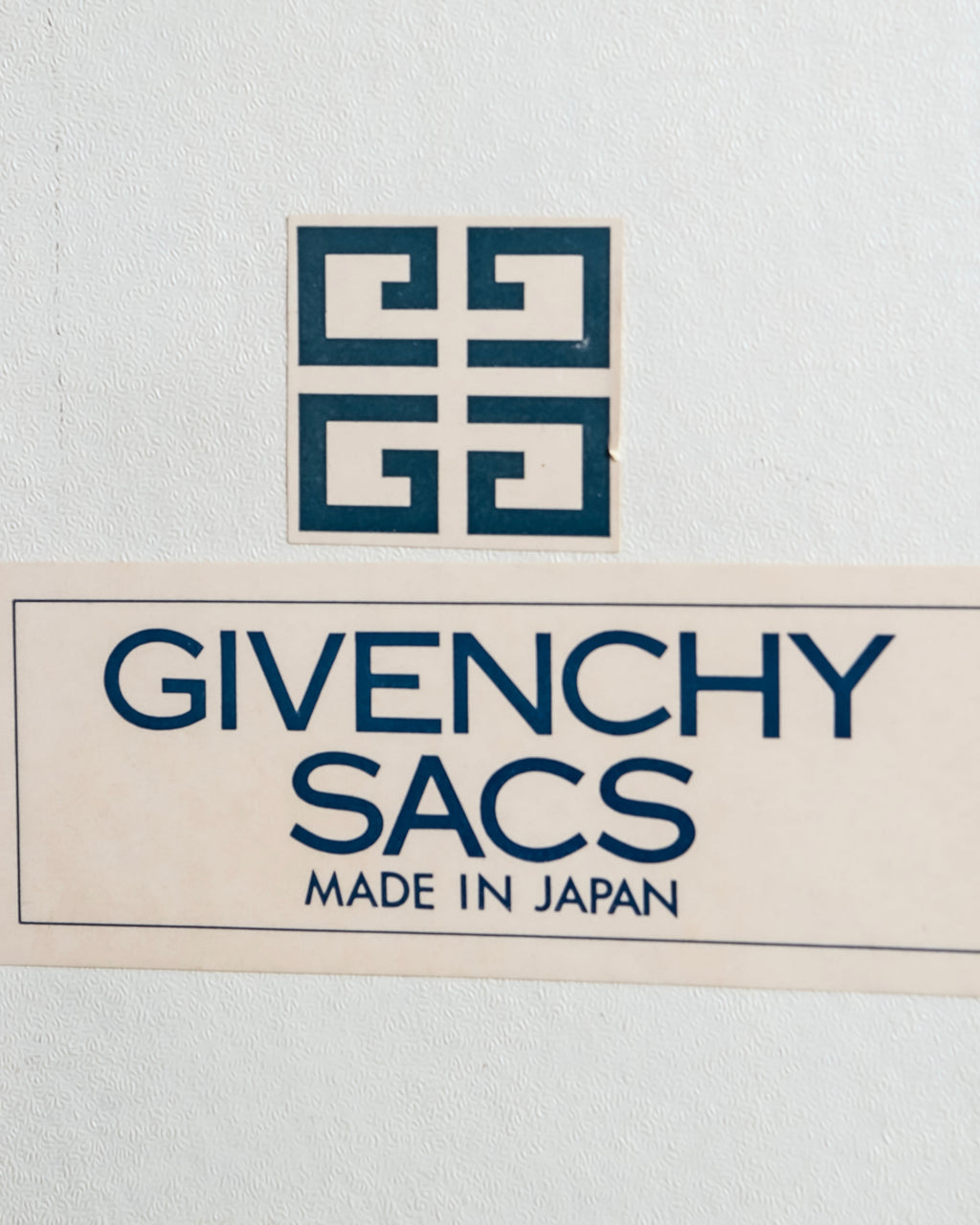 "GIVENCHY SACS" Logo parts design leather combination shoulder bag