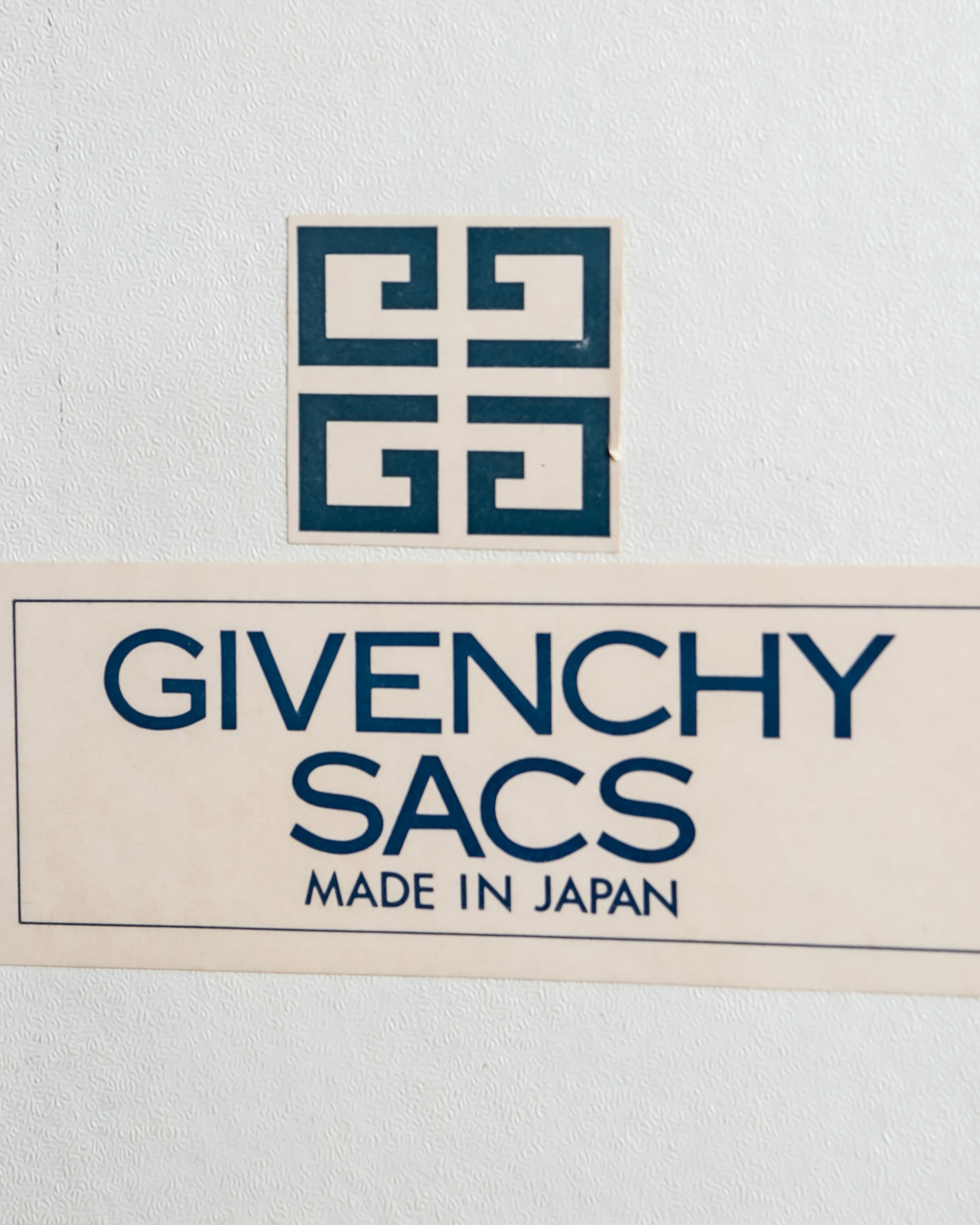 "GIVENCHY SACS" Logo parts design leather combination shoulder bag