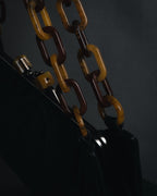 –SPECIAL– "MIU MIU"
Early 2000s bakelite effect chain frame bag