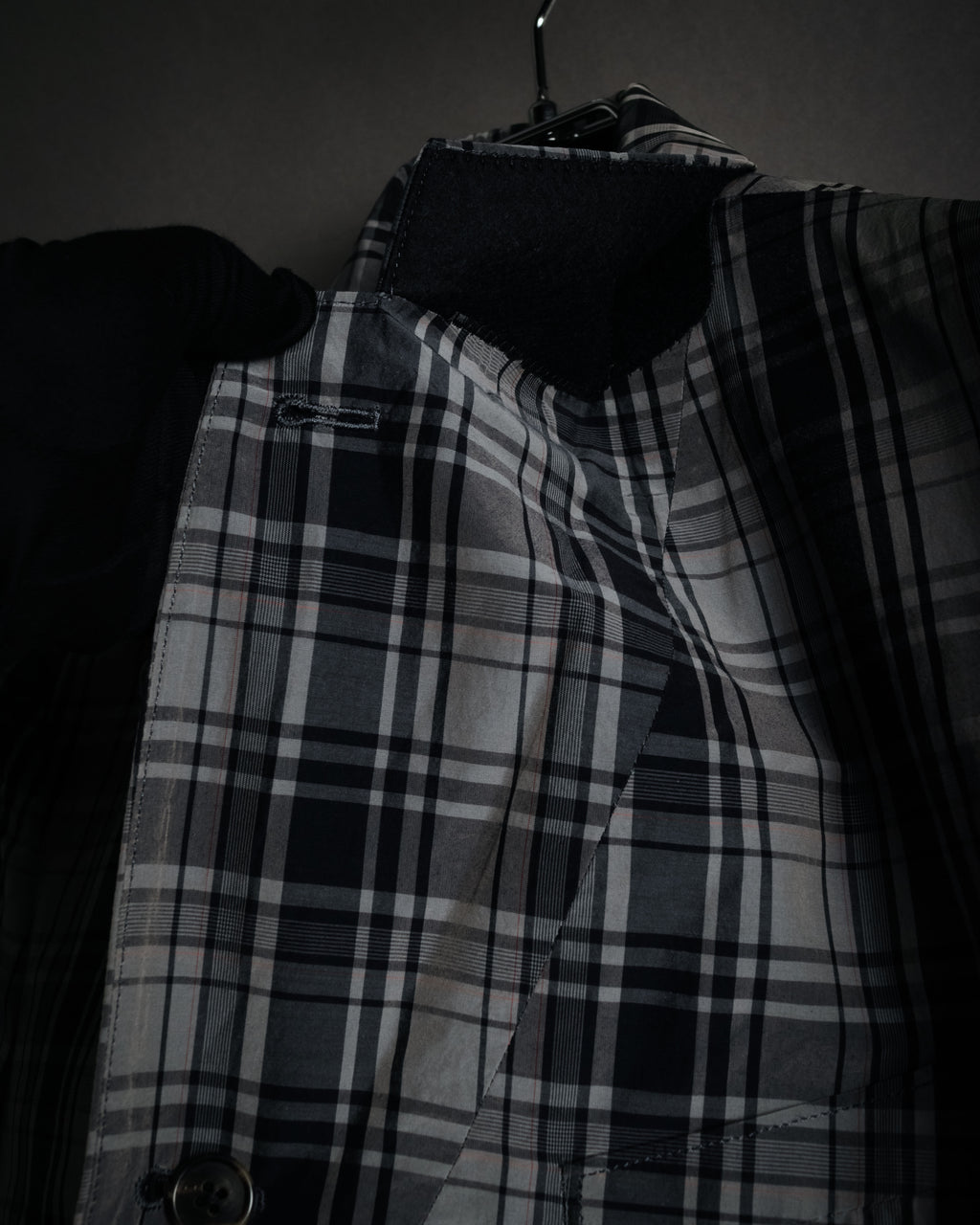 "DRIES VAN NOTEN" 2012-2018 lightweight madras check tailored jacket