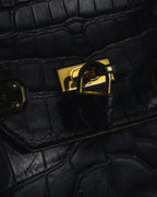 -SPECIAL- "Pierre Cardin"
90’s real crocodile leather top handle bag