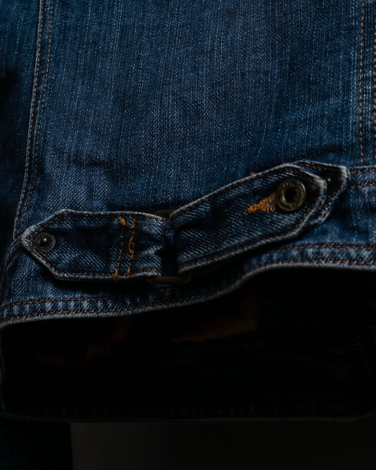 "Dolce & Gabbana" Cutting stitch detail denim jacket