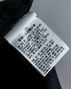 "YOHJI YAMAMOTO +NOIR" Asymmetrical slit sarouel slacks