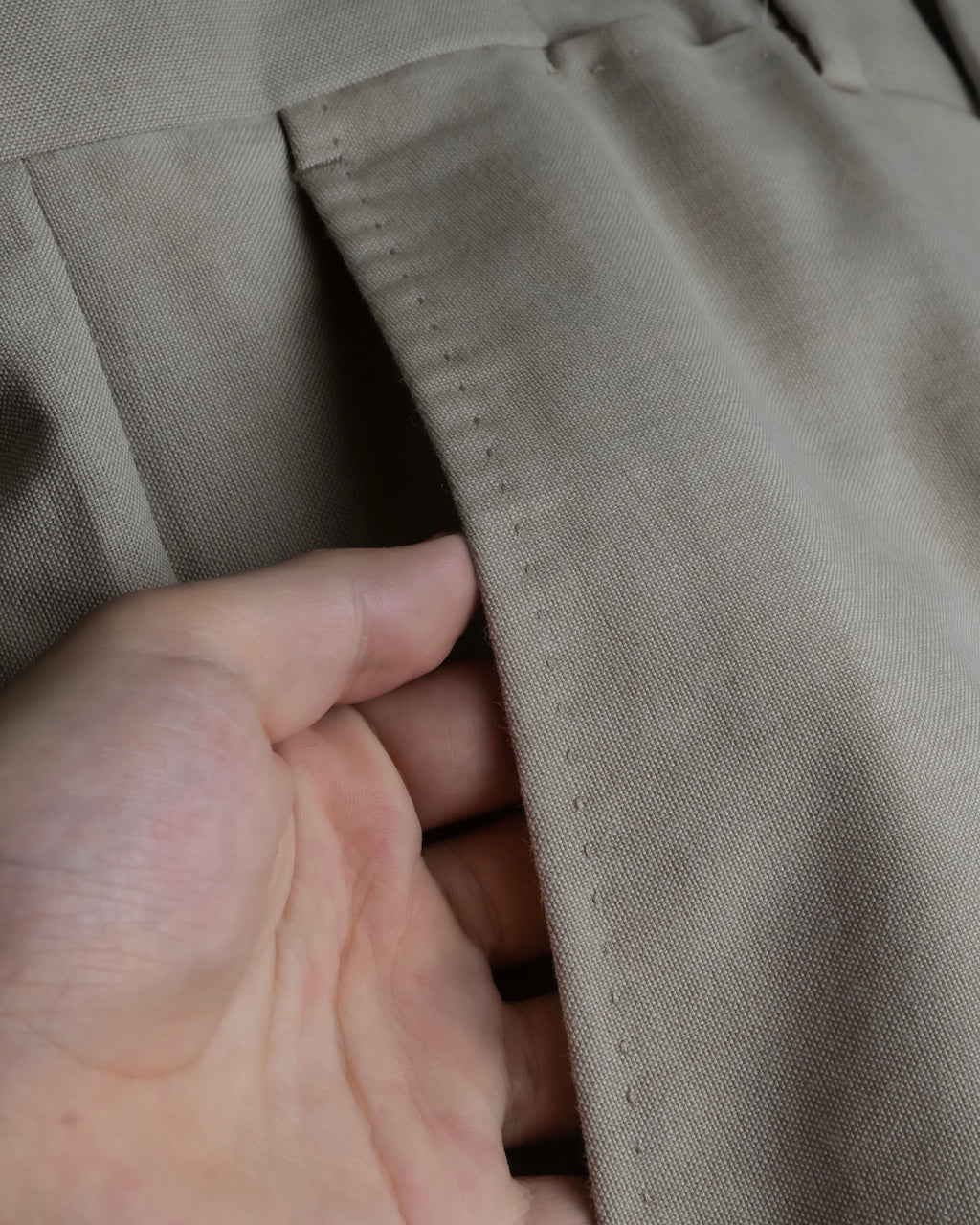 "GUCCI" 21SS Label attached single 2B tailored jacket setup